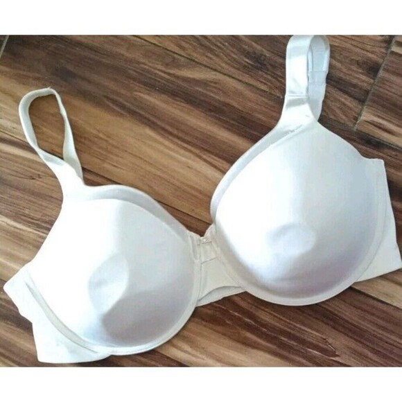 Vanity Fair Illumination Bra Sz 42DD Extra Support Beige Satin Underwire 76338 - Picture 1 of 9
